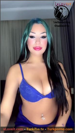 Serenay Okay ifşa mavi elbisesiyle twerk yaptı